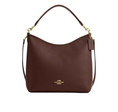 Load image into Gallery viewer, Coach Women's Laurel Large Shoulder Bag Gold/Maple