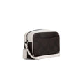 Load image into Gallery viewer, Coach Women's Mini Jamie Camera Bag In Signature Canvas With Coach Print Silver/Walnut/Chalk