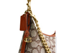 Load image into Gallery viewer, Coach Women's Juliet Shoulder Bag 25 In Signature Textile Jacquard Brass/Cocoa Burnished Amber