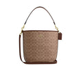 Load image into Gallery viewer, Coach Women's City Large Bucket Bag In Signature Canvas Gold/Tan/Brown