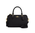 Load image into Gallery viewer, Coach Women's Rowan Satchel Bag Gold/Black