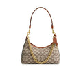 Load image into Gallery viewer, Coach Women's Juliet Shoulder Bag 25 In Signature Textile Jacquard Brass/Cocoa Burnished Amber