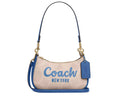 Load image into Gallery viewer, Coach Women's Teri Mini Crossbody Bag In Signature Canvas With Coach Graphic Gold/Sand/Pacific Bright Mineral
