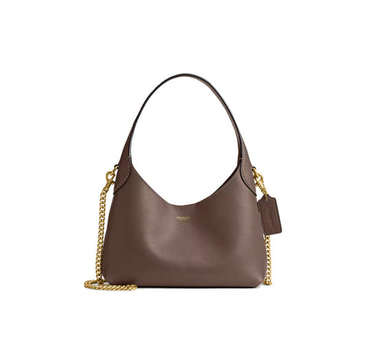 Coach Women's Brooklyn Shoulder Bag 23 Brass/Dark Stone