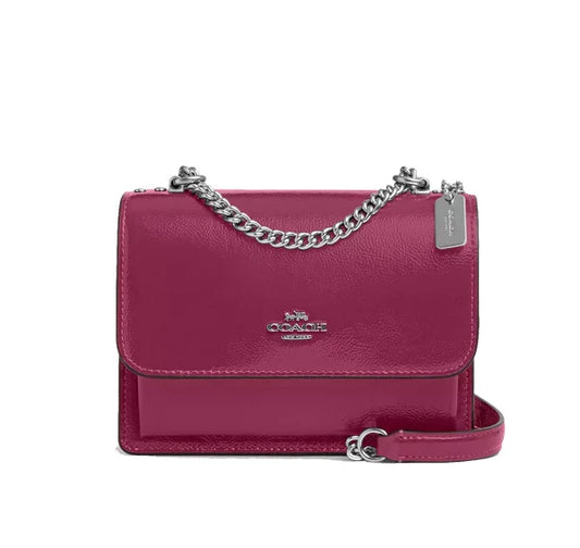 Coach Women's Mini Klare Crossbody Silver/Pink