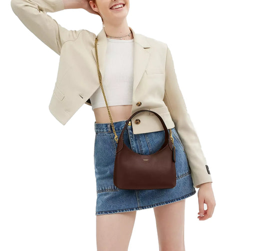 Coach Women's Brooklyn Shoulder Bag 23 Brass/Maple