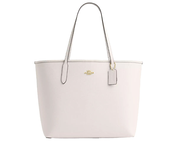 Coach Women's City Tote Bag Gold/Chalk