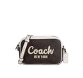 Load image into Gallery viewer, Coach Women's Mini Jamie Camera Bag In Signature Canvas With Coach Print Silver/Walnut/Chalk
