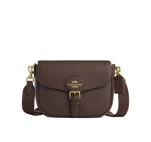 Coach Women's Amelia Saddle Bag Gold/Brown