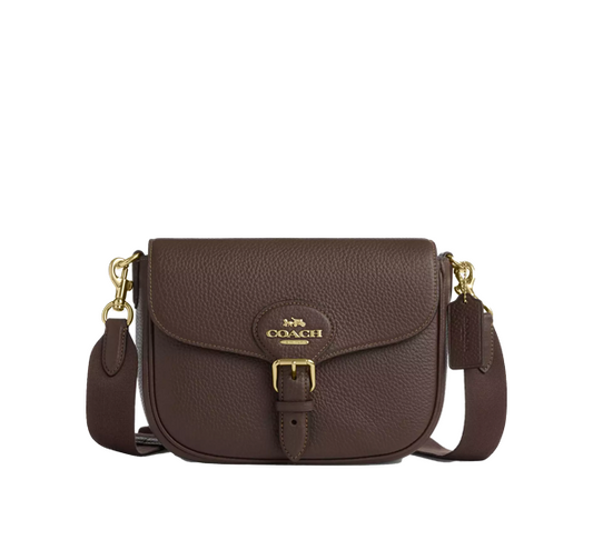 Coach Women's Amelia Saddle Bag Gold/Brown