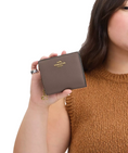 Load image into Gallery viewer, Coach Women's Snap Wallet Gold/Dark Stone
