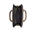 Load image into Gallery viewer, Coach Women's Maggie Small Tote Bag In Blocked Signature Canvas Gold/Walnut/Tan
