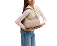 Load image into Gallery viewer, Coach Women's Teri Hobo Bag In Blocked Signature Canvas Gold/Sand/Tan
