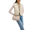 Load image into Gallery viewer, Coach Women's Teri Hobo Bag In Blocked Signature Canvas Gold/Sand/Tan
