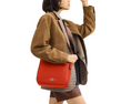 Load image into Gallery viewer, Coach Women's Ellie File Bag Silver/Deep Orange
