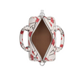 Load image into Gallery viewer, Coach Women's Mini Rowan Crossbody Bag With Cherry Print Silver/Chalk Multi
