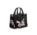 Load image into Gallery viewer, Coach Women's Cargo Tote Bag 20 With Bow Print Silver/Black
