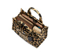 Load image into Gallery viewer, Coach Women's Cargo Tote Bag 20 With Leopard Print Silver/Black
