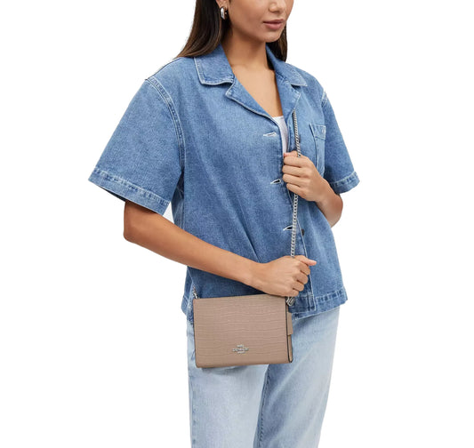 Coach Women's Slim Crossbody Silver/Stone