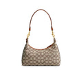 Load image into Gallery viewer, Coach Women's Juliet Shoulder Bag 25 In Signature Textile Jacquard Brass/Cocoa Burnished Amber
