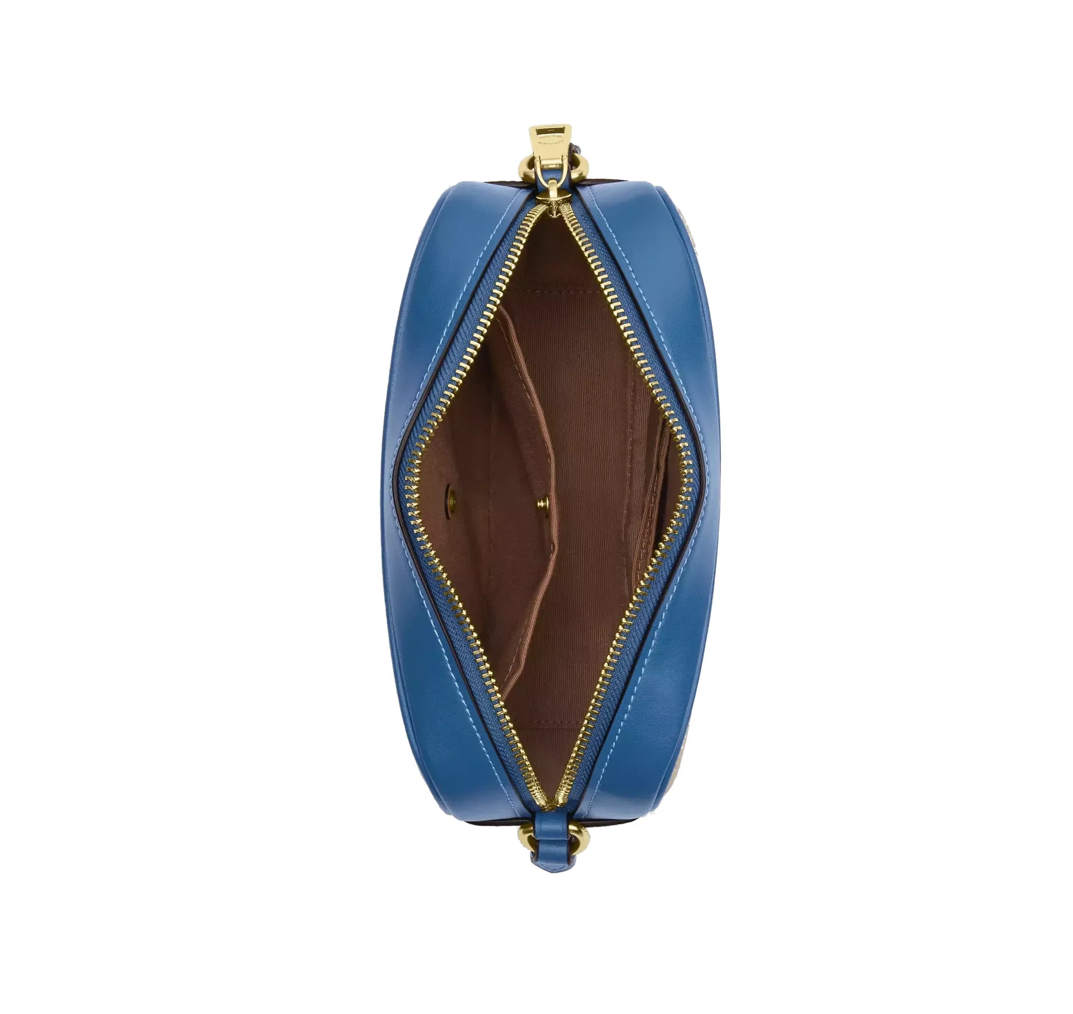 Coach Women's Mini Jamie Camera Bag In Signature Canvas With Coach Print Gold/Sand/Pacific Bright Mineral