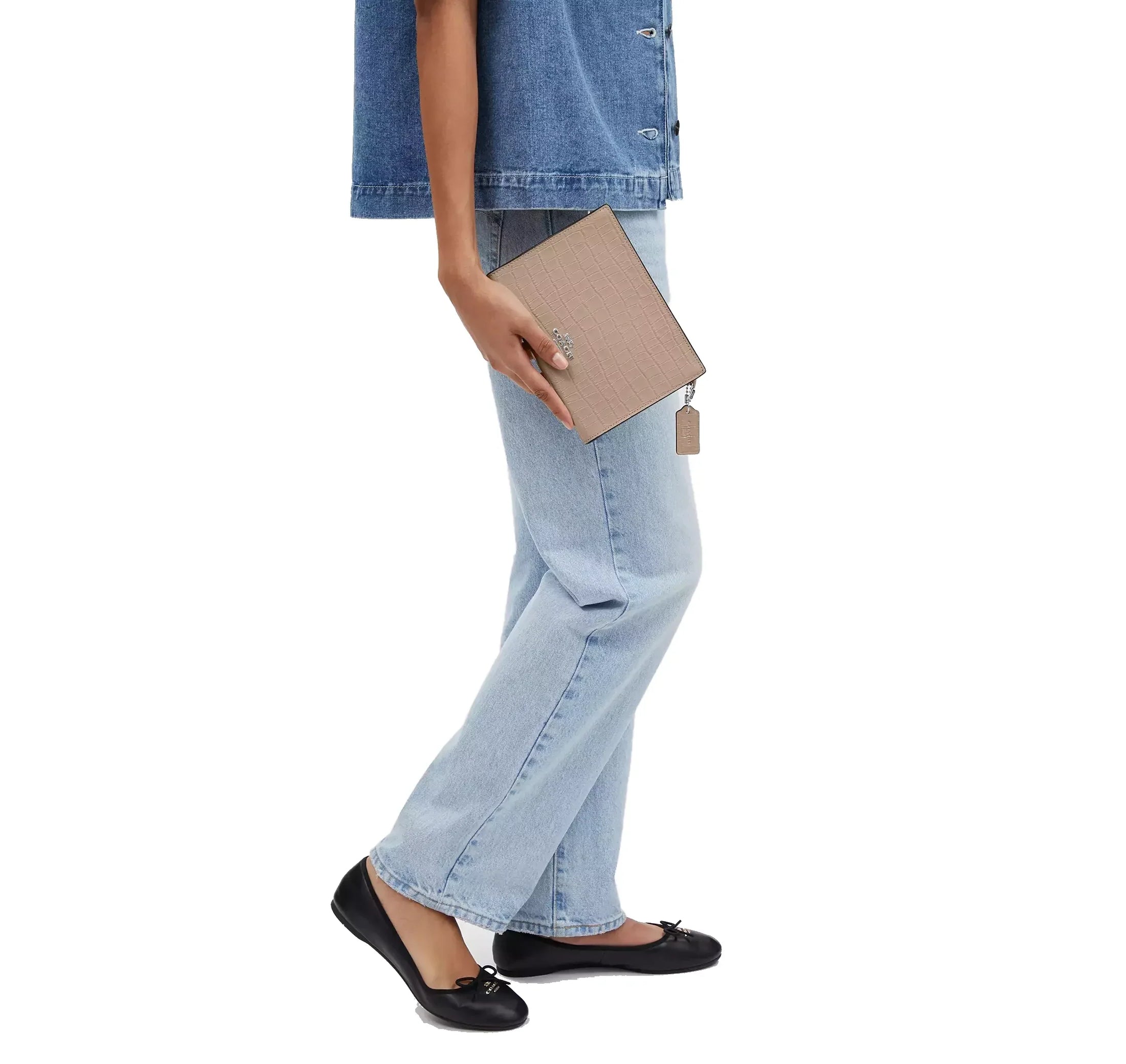 Coach Women's Slim Crossbody Silver/Stone