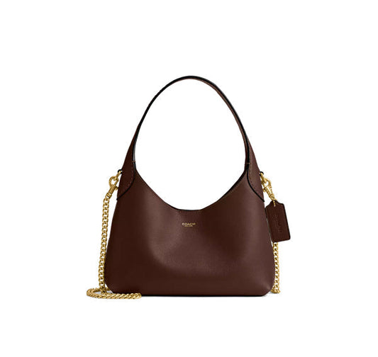 Coach Women's Brooklyn Shoulder Bag 23 Brass/Maple
