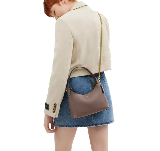 Coach Women's Brooklyn Shoulder Bag 23 Brass/Dark Stone